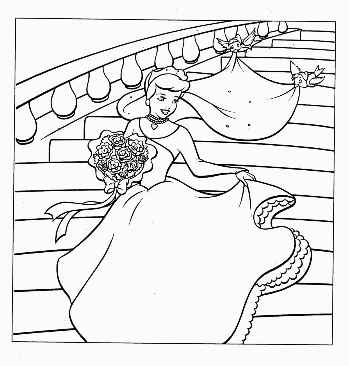 Free Cinderella Coloring Pages Free Printable Cinderella Activity Sheets And Coloring For