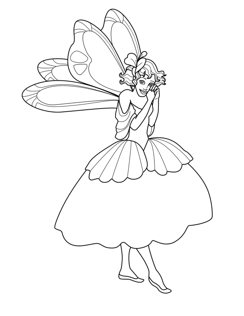 Free Coloring Pages Of Fairies Coloring Free Fairy Coloring Pages Incredible Printable Picture
