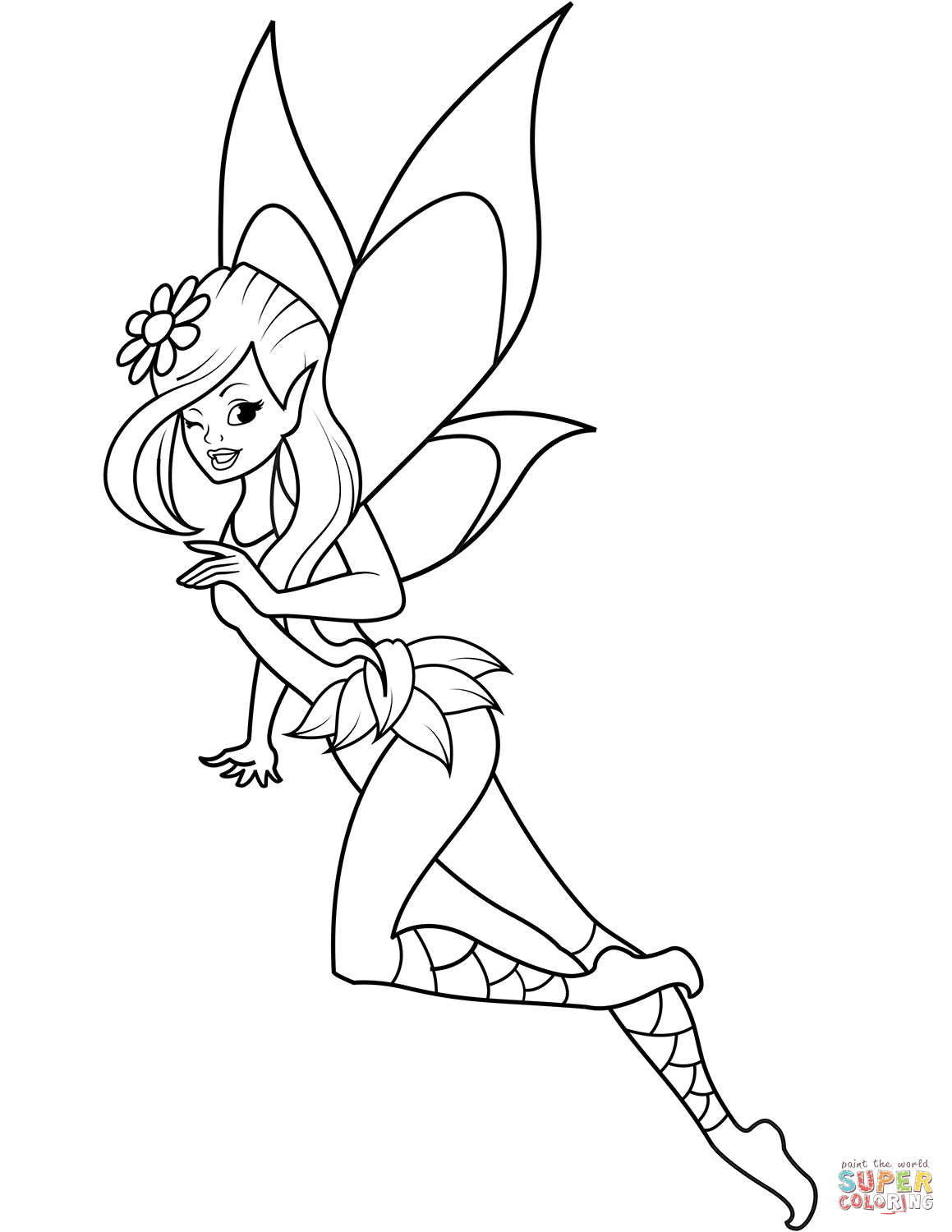 Free Coloring Pages Of Fairies Fairy Coloring Pages Free Coloring Pages