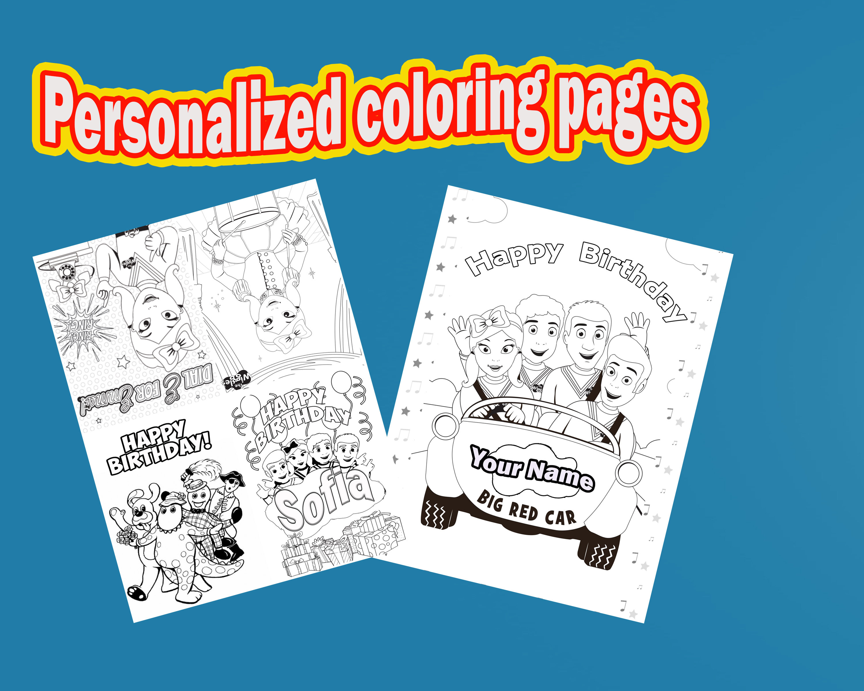 Free Custom Coloring Pages Coloring Pages Personalized Coloring Pages Wedding Colouringd With