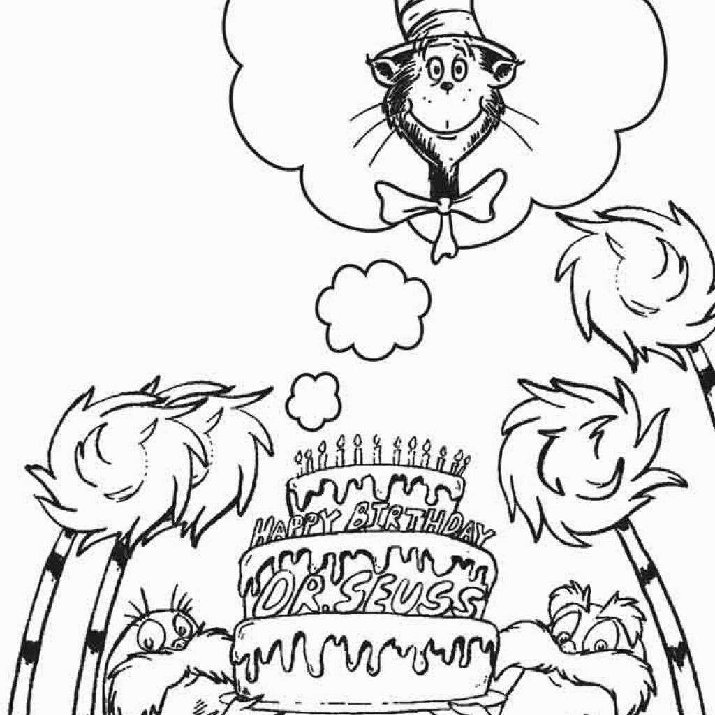 Free Dr Seuss Coloring Pages Free Printable Dr Seuss Coloring Pages For Kids For Dr Seuss Hat