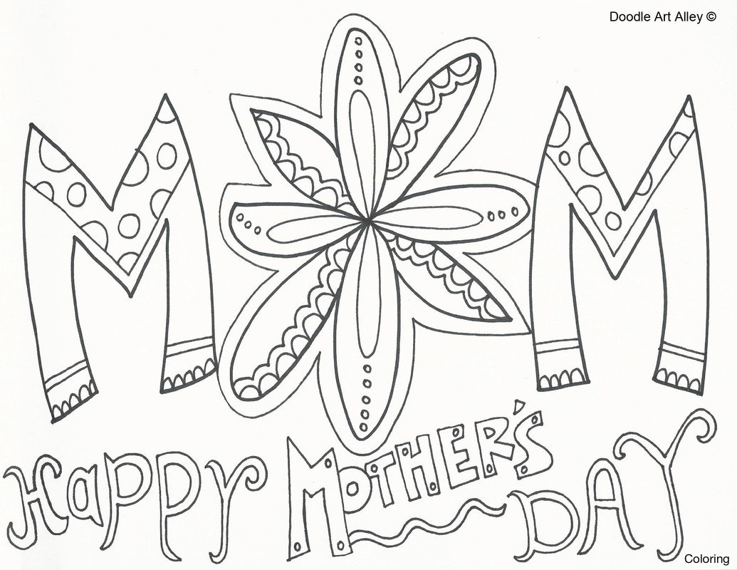 Free Mother's Day Coloring Pages Coloring Mothers Day Cards Printable Free Feature To Color
