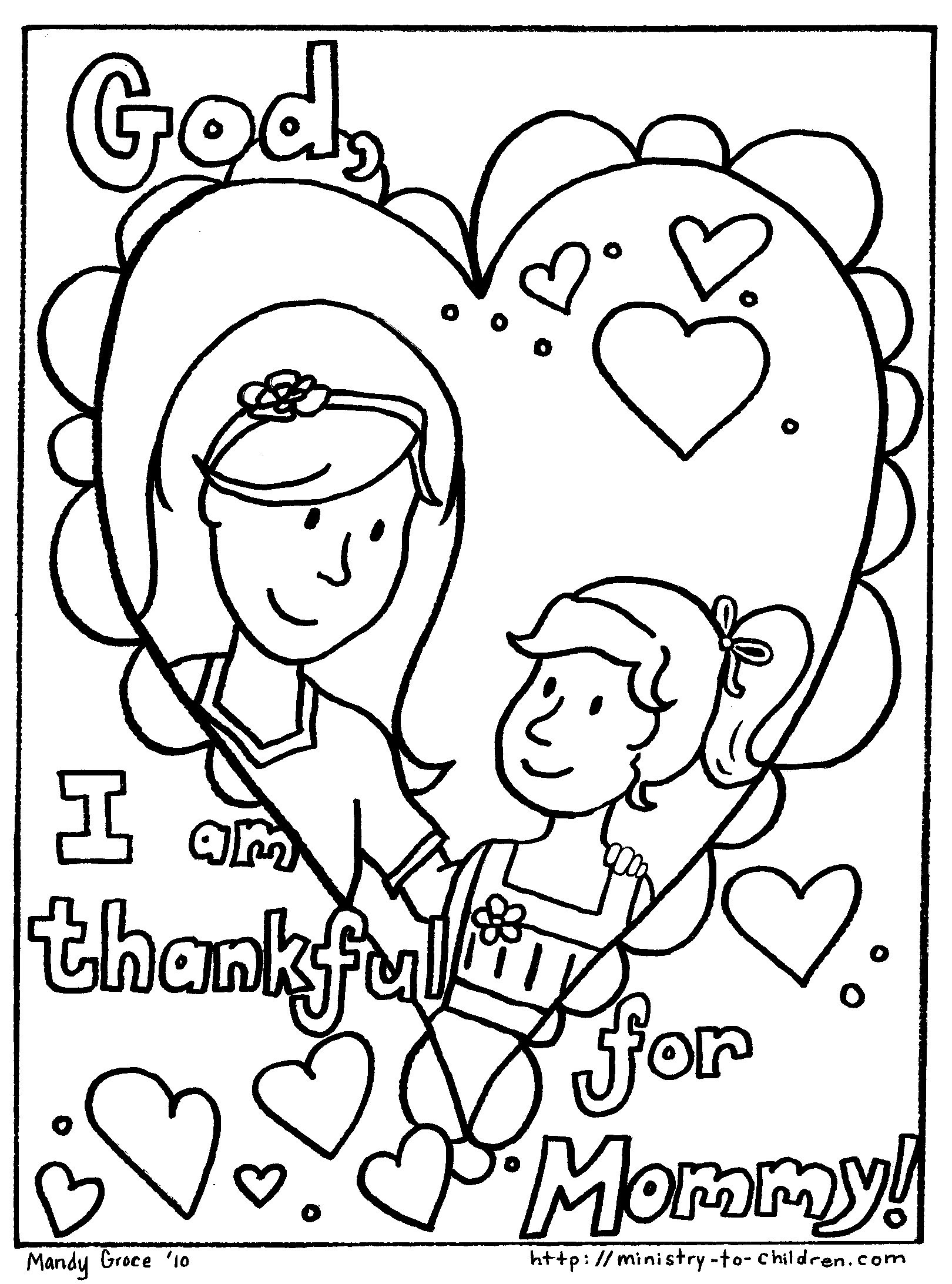 Free Mother's Day Coloring Pages Coloring Pages Printable Mothers Dayring Pages Free Mother S