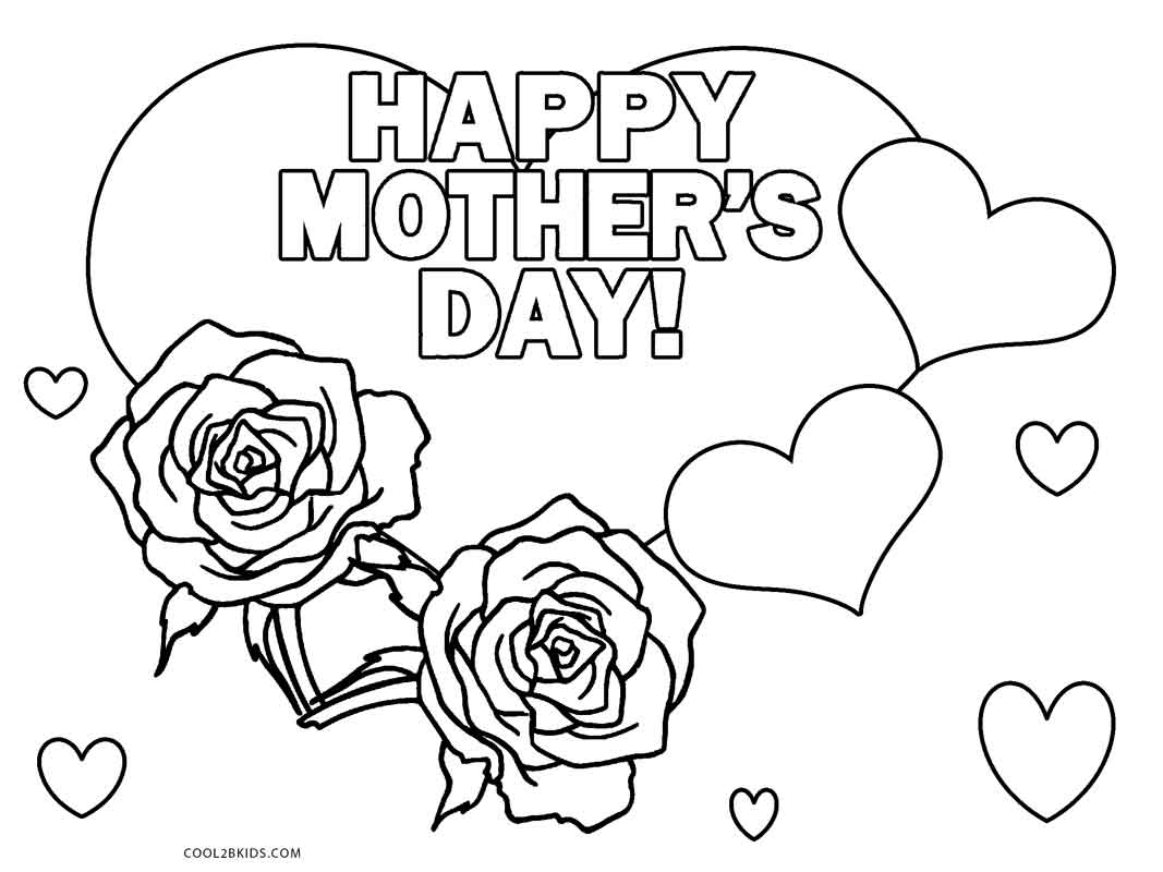 Free Mother's Day Coloring Pages Free Printable Mothers Day Coloring Pages For Kids Cool2bkids
