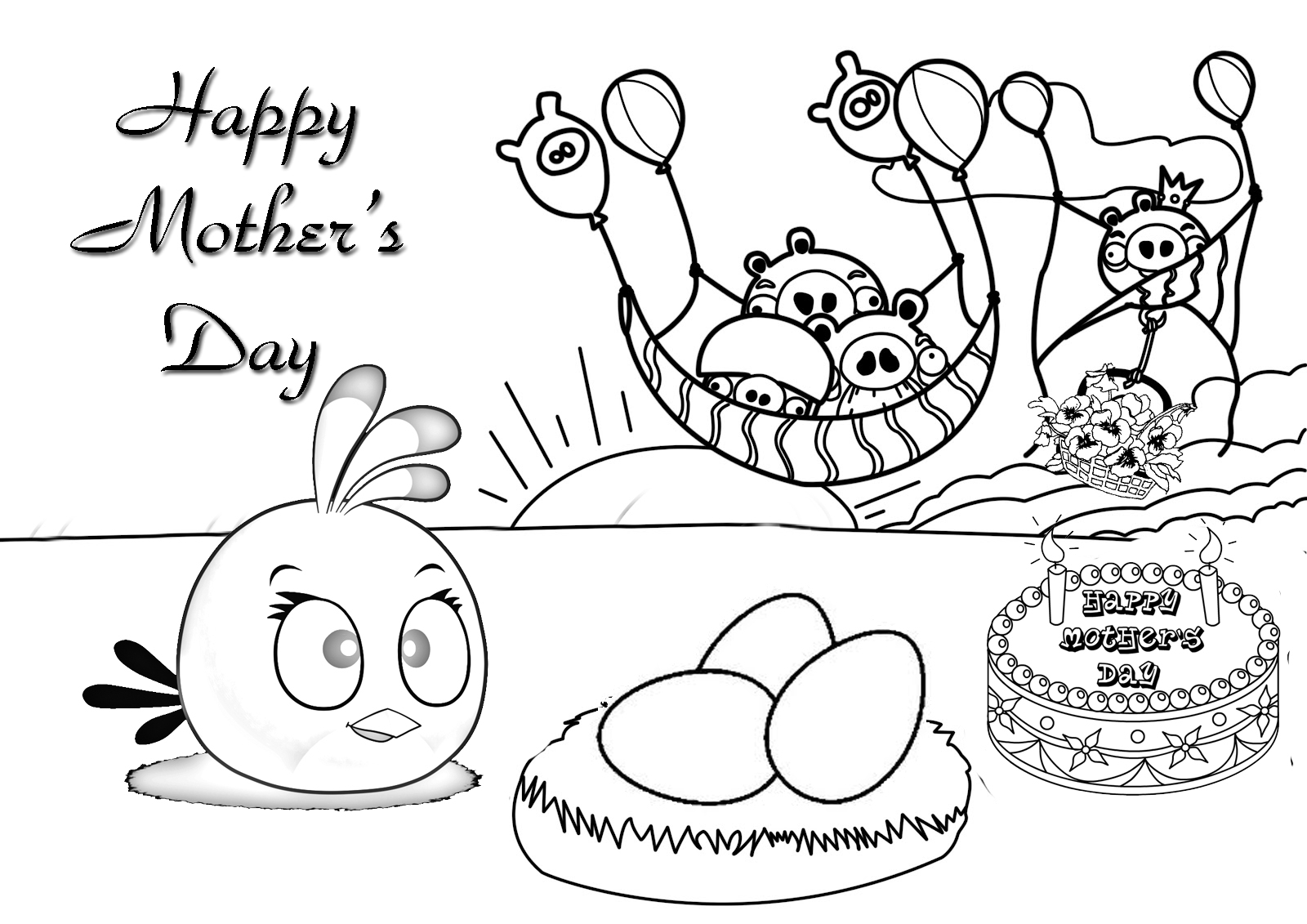 Free Mother's Day Coloring Pages Free Printable Mothers Day Coloring Pages For Kids