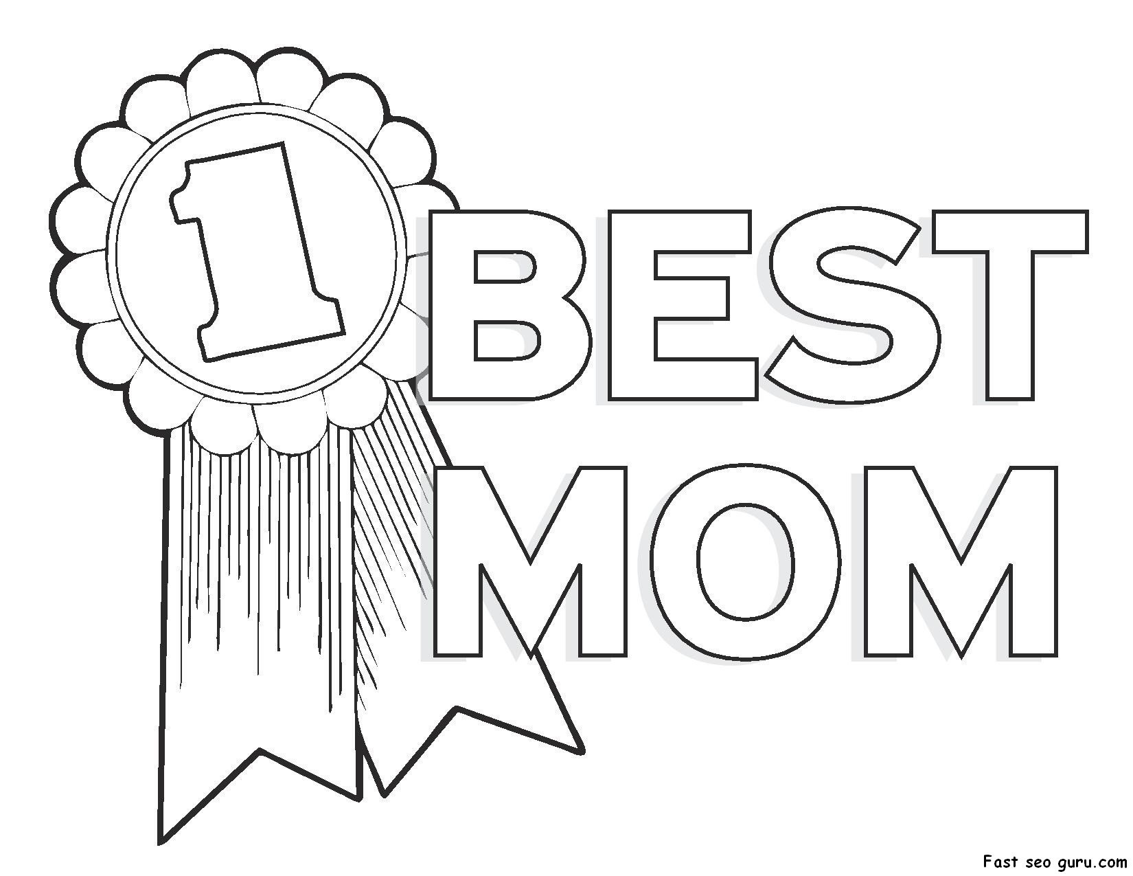 Free Mother's Day Coloring Pages Mothers Day Coloring Pages With Free Printable Mothers Day Coloring
