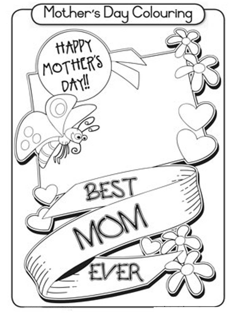Free Mother's Day Coloring Pages Weird Mothers Day Colouring Pages Leap And Learn Nursery Bar Hill