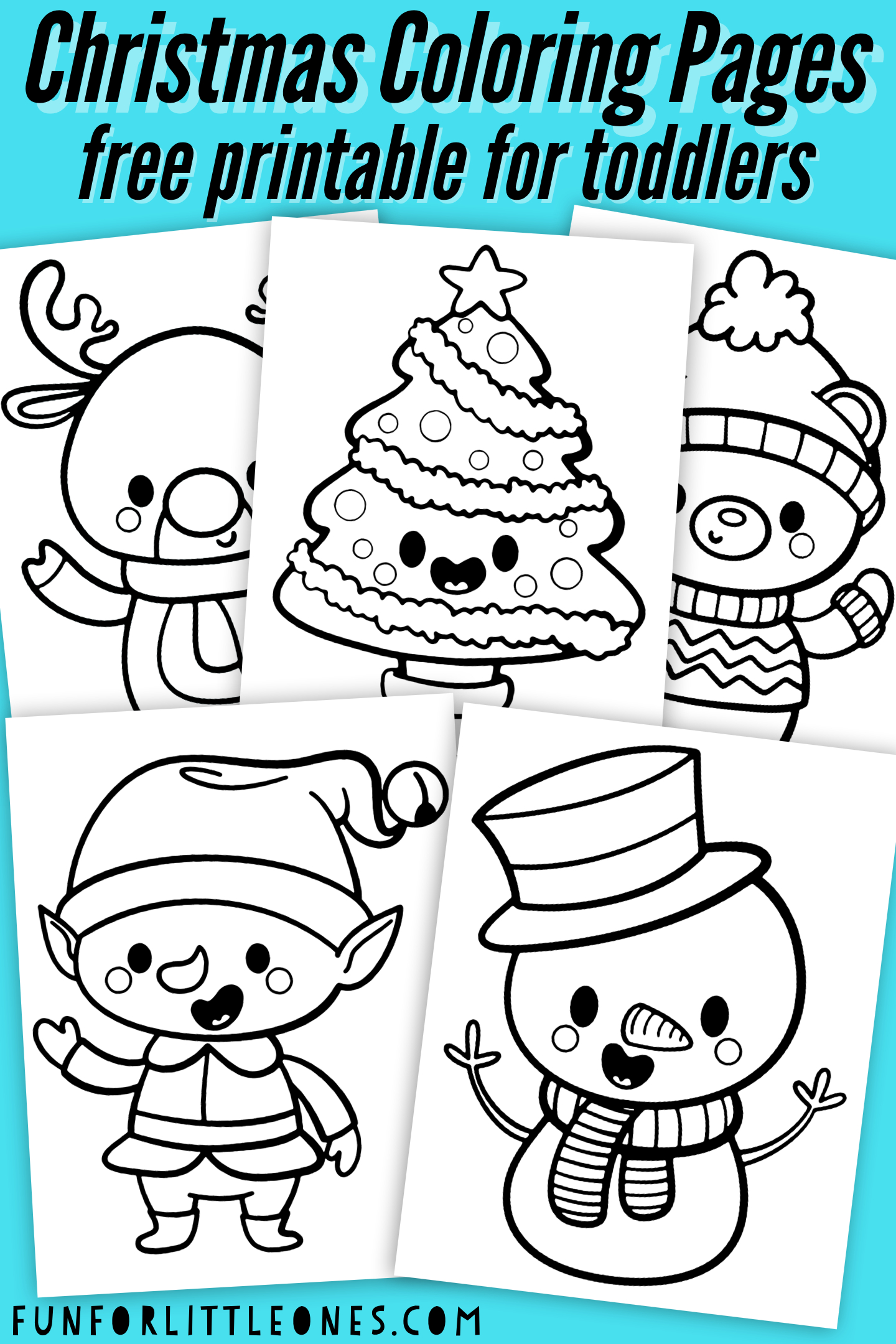 Free Printable Christmas Coloring Pages For Toddlers Christmas Coloring Pages For Toddlers Free Printable