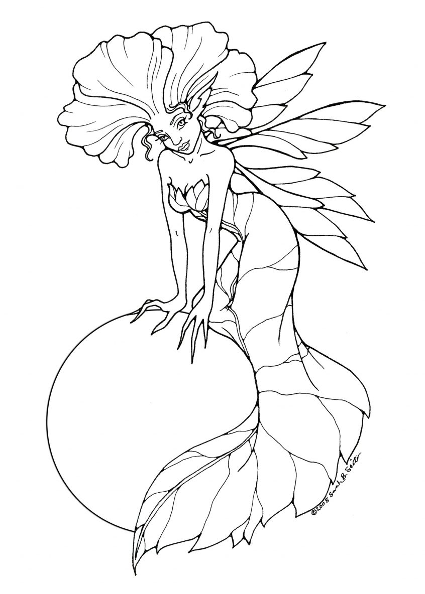 Free Printable Coloring Pages Fairies Adults Coloring Fairy Coloring Pages For Adults Impressive Ideas Tail