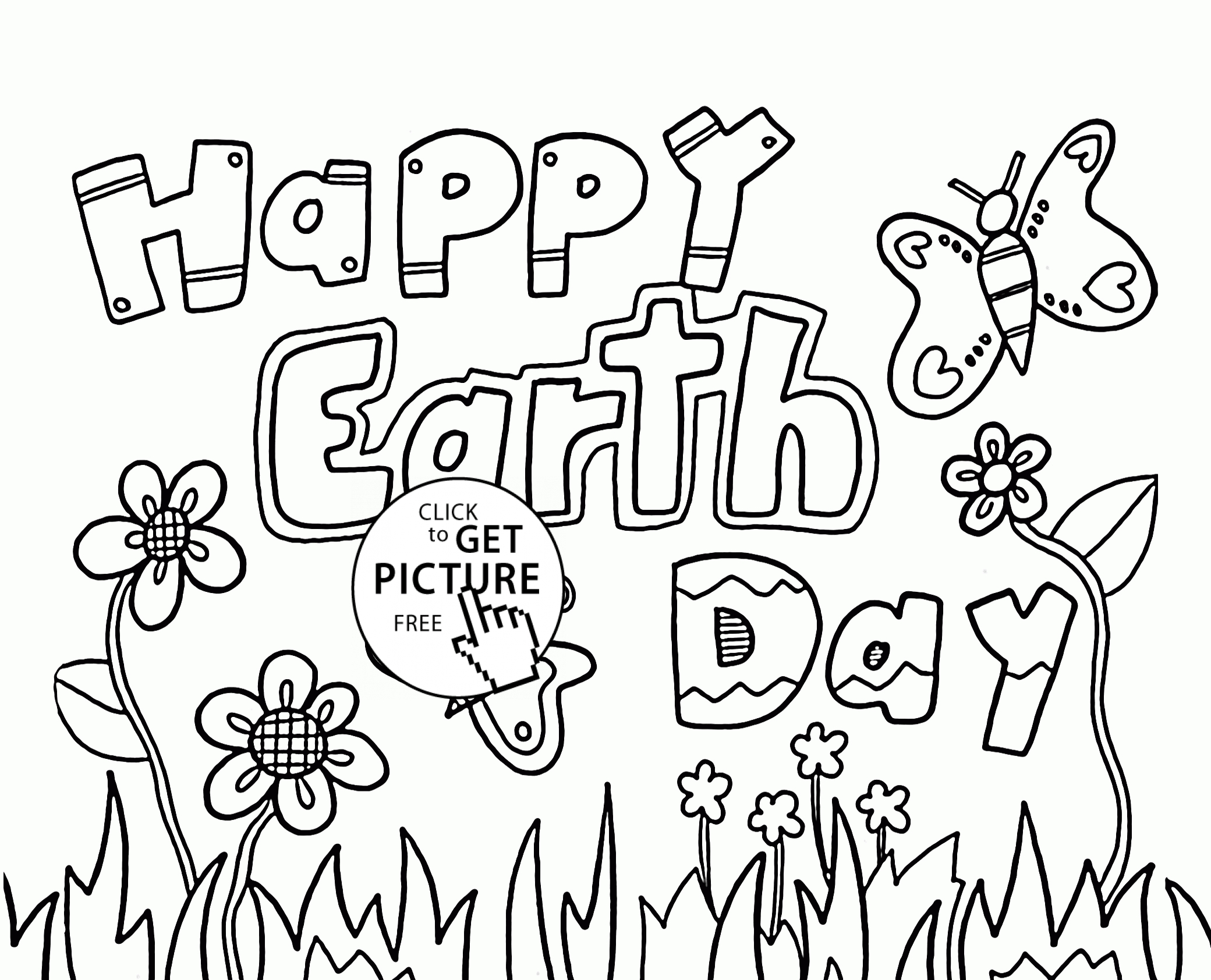 Free Printable Earth Day Coloring Pages And Activities Coloring Pages Earth Dayg Pages Free Printables Cute Cartoon