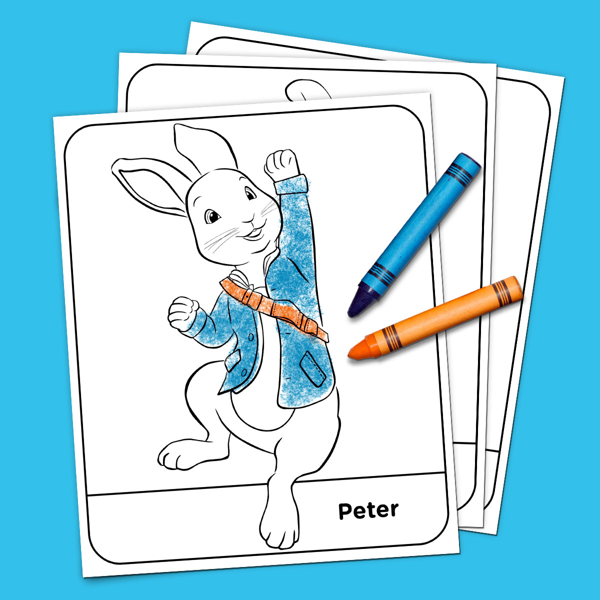 Free Printable Peter Rabbit Coloring Pages Peter Rabbit Coloring Pack Nickelodeon Parents