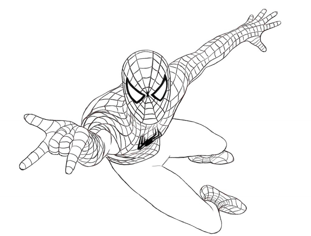 Free Printable Spiderman Coloring Pages Coloring Books Free Printable Spiderman Coloring Pages For Kids