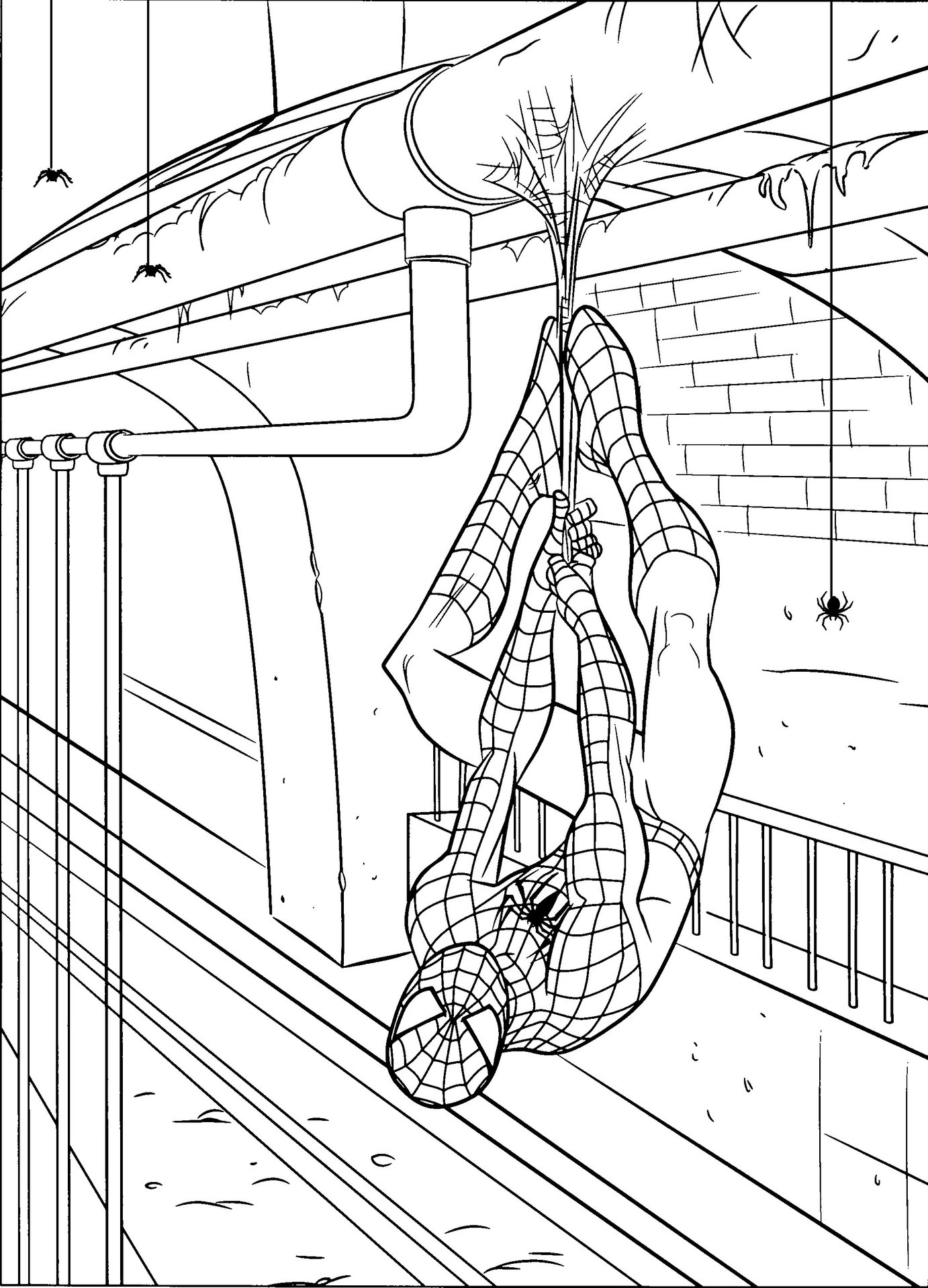 Free Printable Spiderman Coloring Pages Free Printable Spiderman Coloring Pages For Kids For Spiderman Free