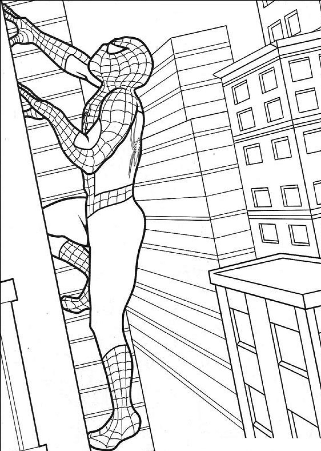 Free Printable Spiderman Coloring Pages Free Printable Spiderman Coloring Pages For Kids