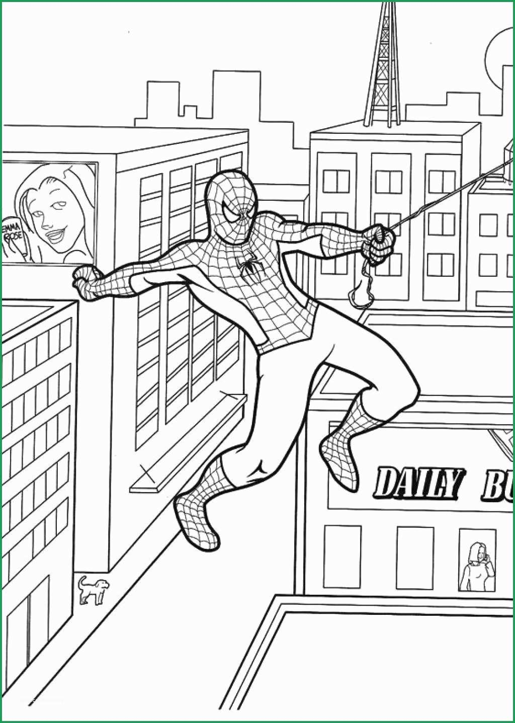 Free Printable Spiderman Coloring Pages Spiderman Coloring Pages For Kids With Spiderman Coloring Pages New
