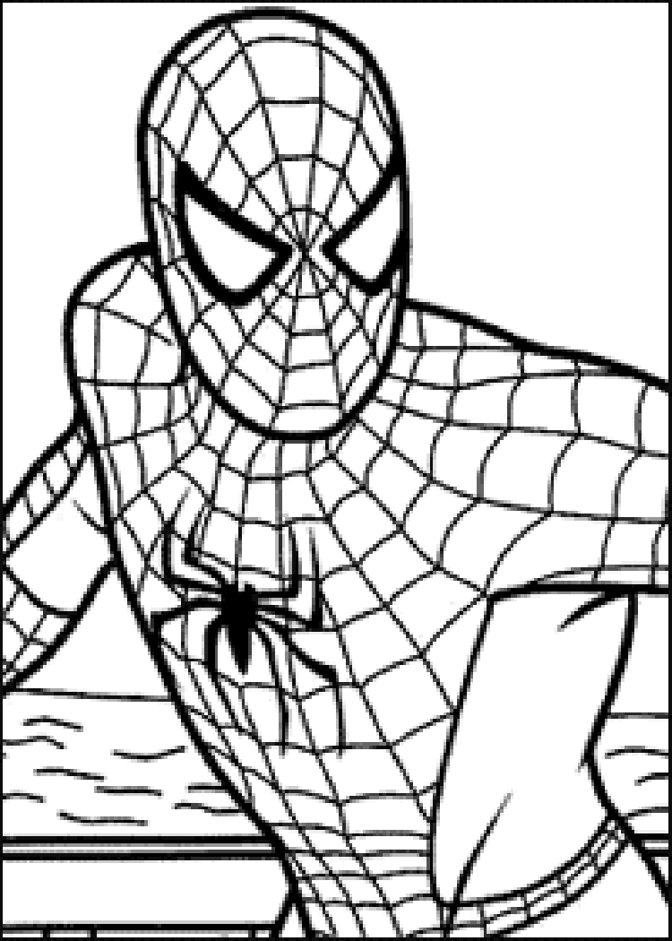 Free Printable Spiderman Coloring Pages Spiderman To Print Spiderman Kids Coloring Pages