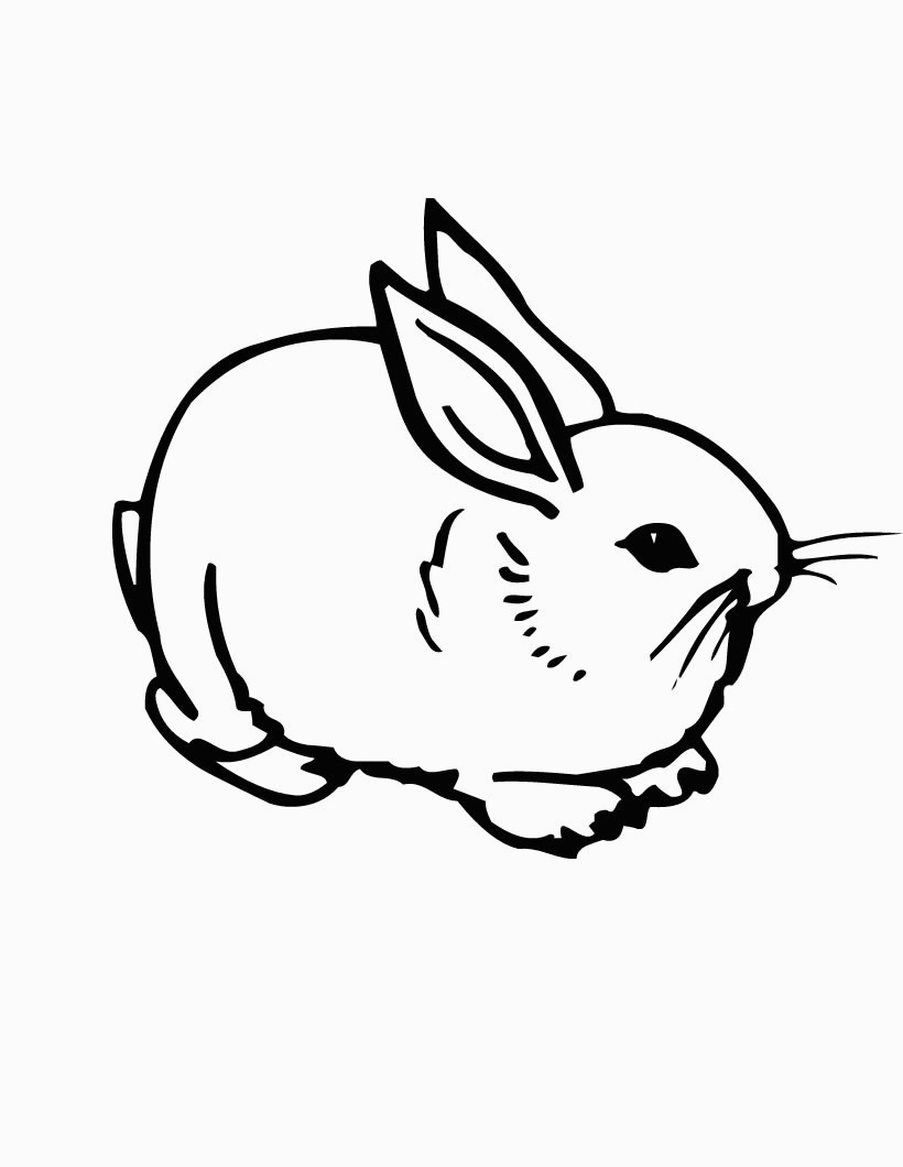 Free Rabbit Coloring Pages Coloring Page Awesome Rabbit Coloring Pages Image Inspirations