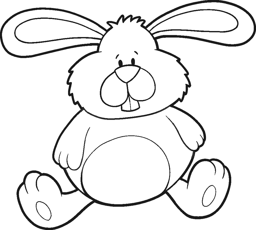 Free Rabbit Coloring Pages Easter Rabbit Coloring Pages Hd Easter Images