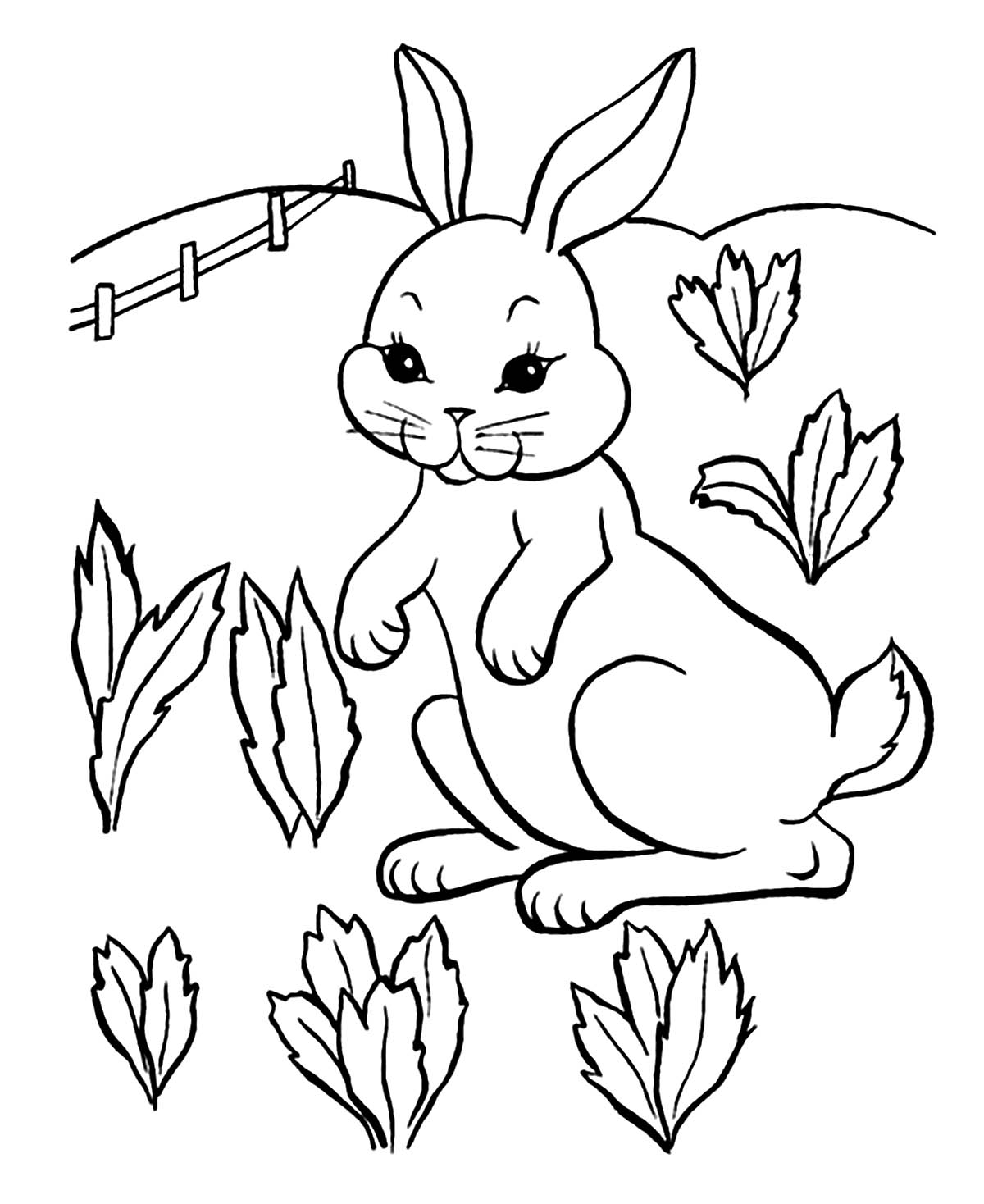 Free Rabbit Coloring Pages Rabbit To Download For Free Rabbit Kids Coloring Pages