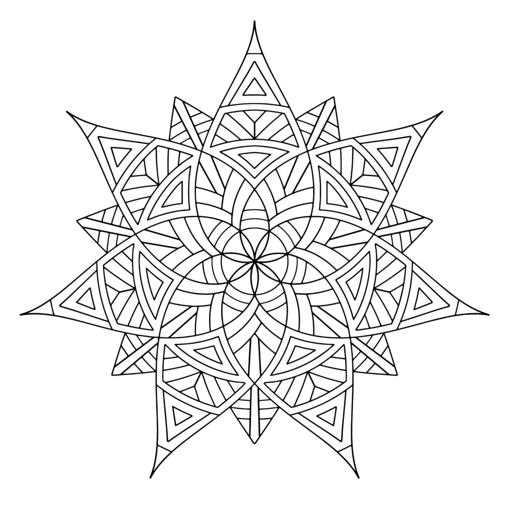 Geometric Coloring Page Coloring Free Printable Geometric Coloring Pages For Adults Design