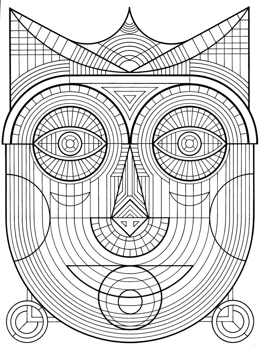Geometric Coloring Page Coloring Geometric Coloring Pages For Adults Download Free Books