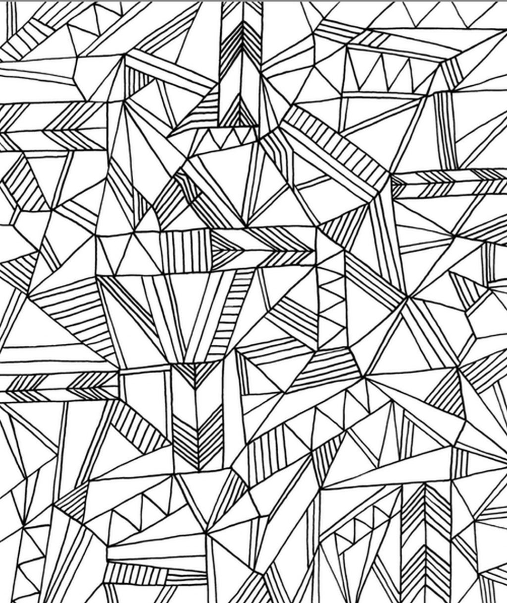 Geometric Coloring Page Coloring Page Geometric Coloring Pages 9g4erhl Page Cool Design