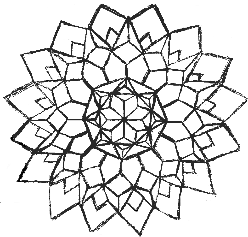 Geometric Coloring Page Geomeric Coloring Pages For Kids With Unique Flower Geometric