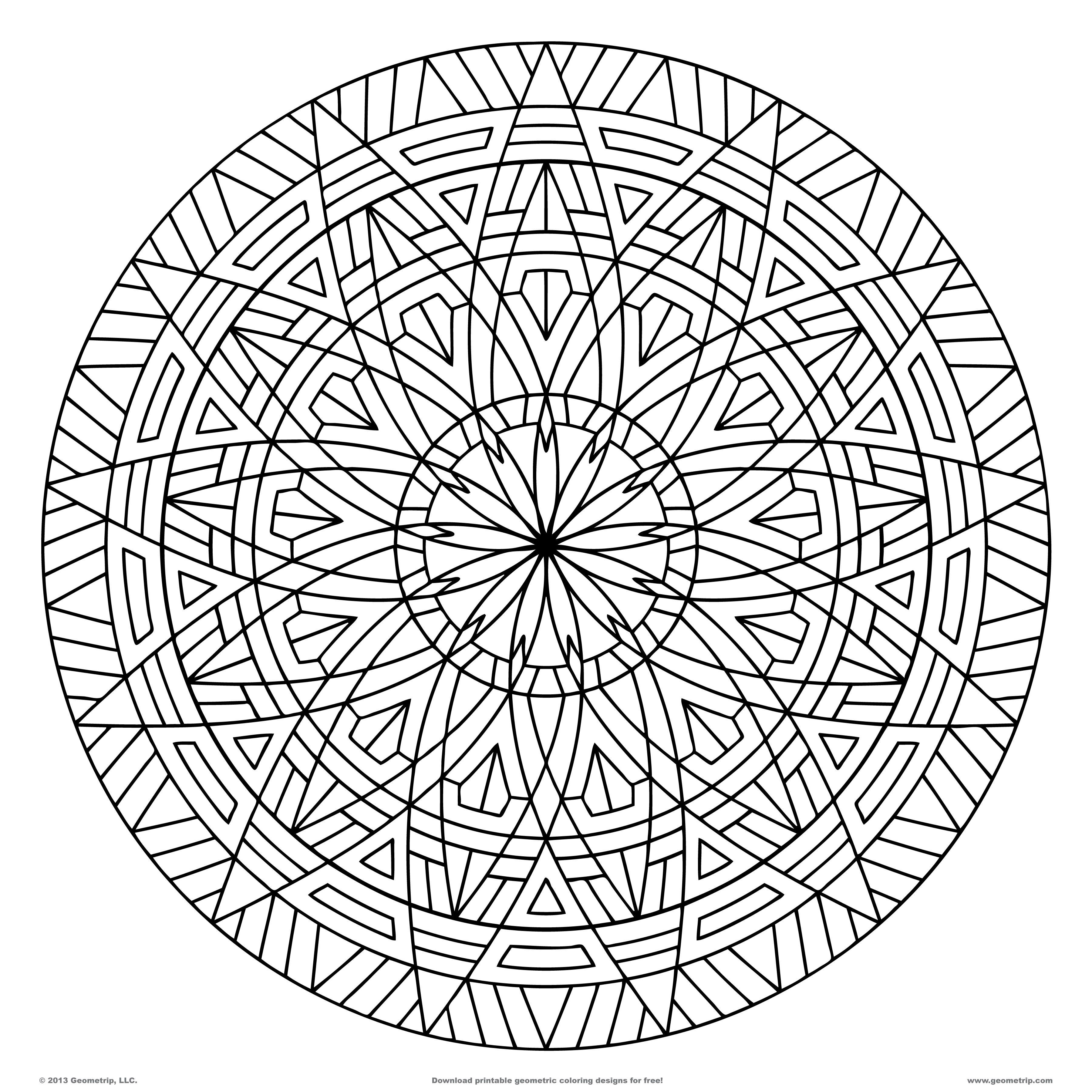 Geometric Coloring Page Pattern Coloring Pages For Adults Coloring Home For Coloring