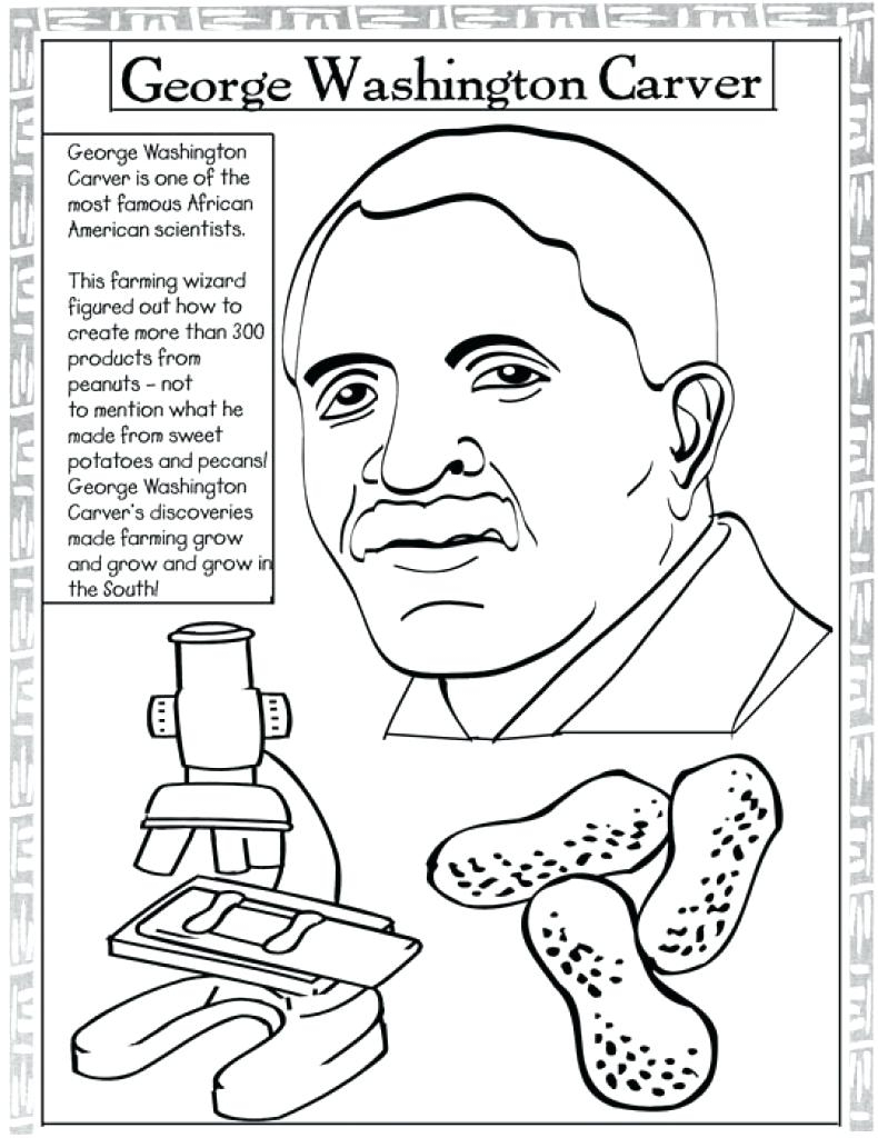 George Washington Carver Coloring Page George Washington Carver Coloring Page Coloring Pages
