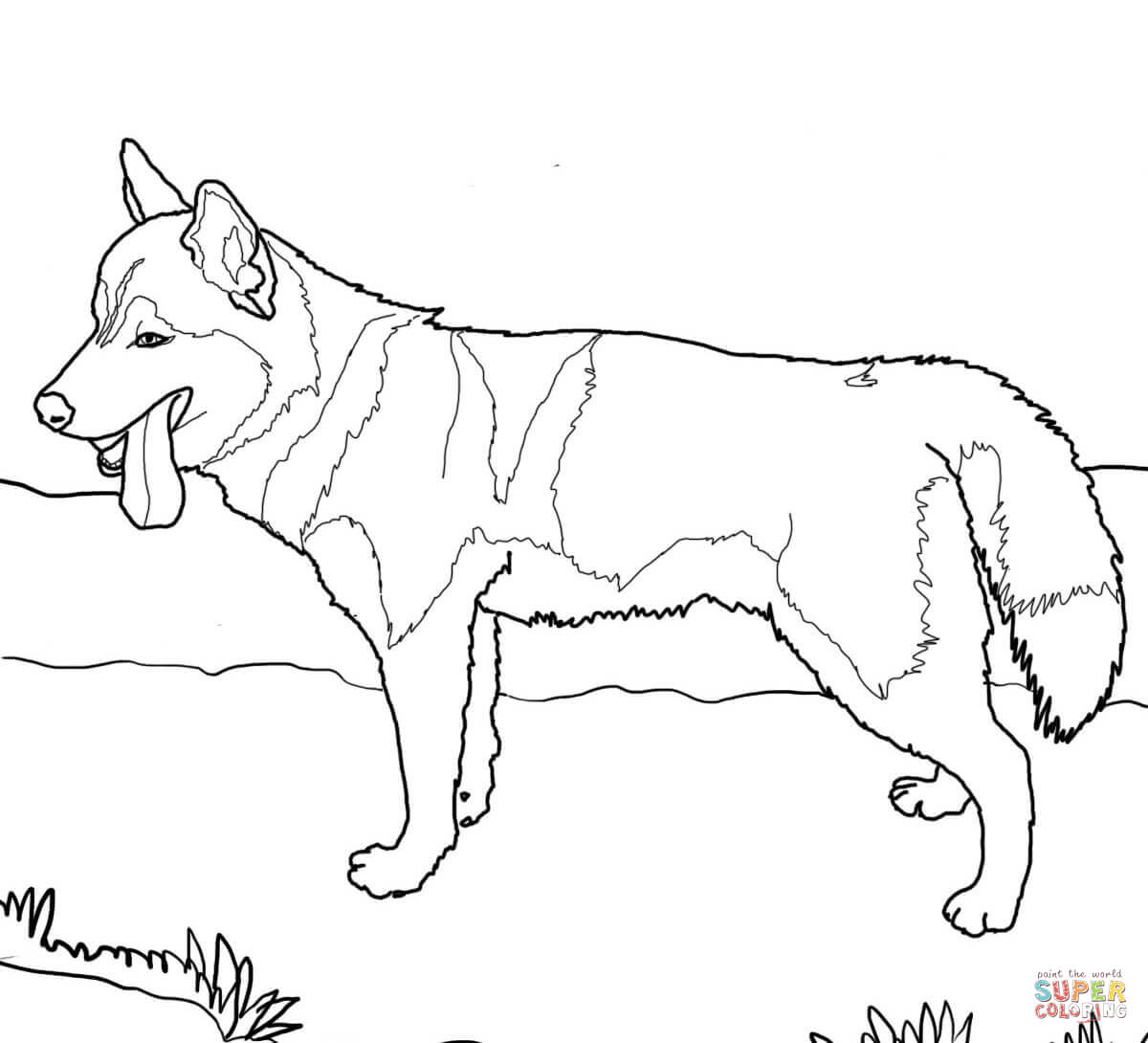 German Shepherd Coloring Pages Free Coloring Ideas German Shepherd Dogs Coloring Page Freetable Pages