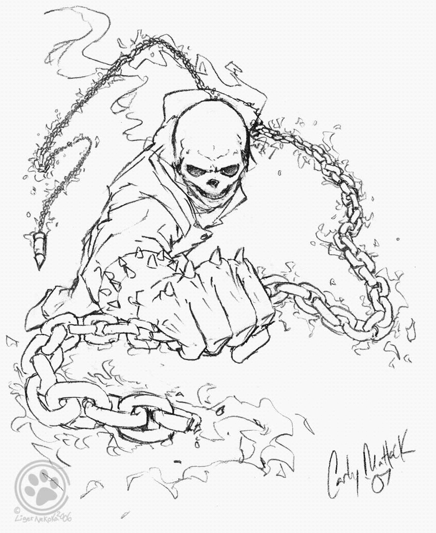 Ghost Rider Coloring Pages To Print Coloring Pages And Books Extraordinary Ghost Rider Coloring Pages
