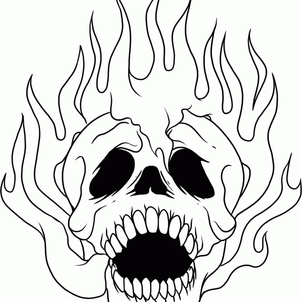 Ghost Rider Coloring Pages To Print Coloring Pages Yck4gokdi Coloring Pagesree Skull Sheets Printable
