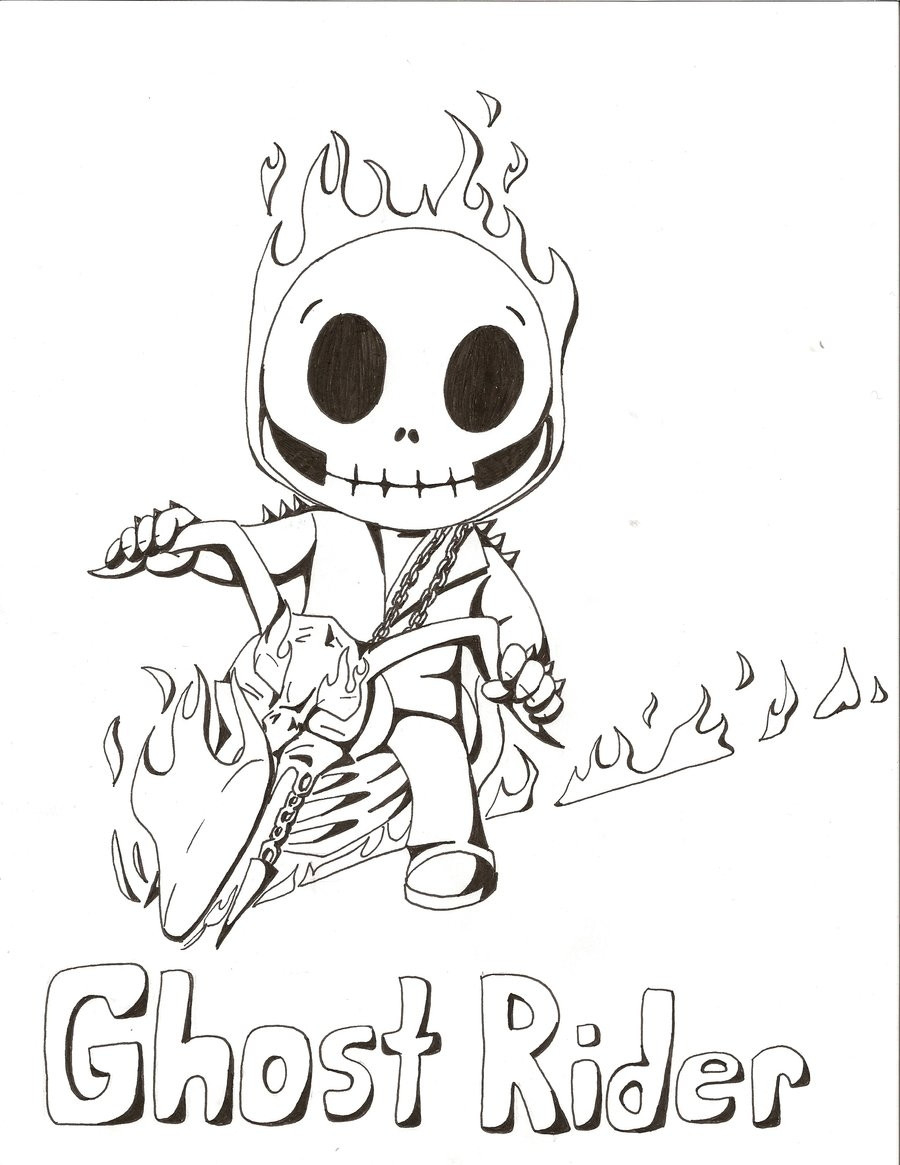 Ghost Rider Coloring Pages To Print How To Draw Ghost Rider 18 Unique Ghost Rider Coloring Pages Color
