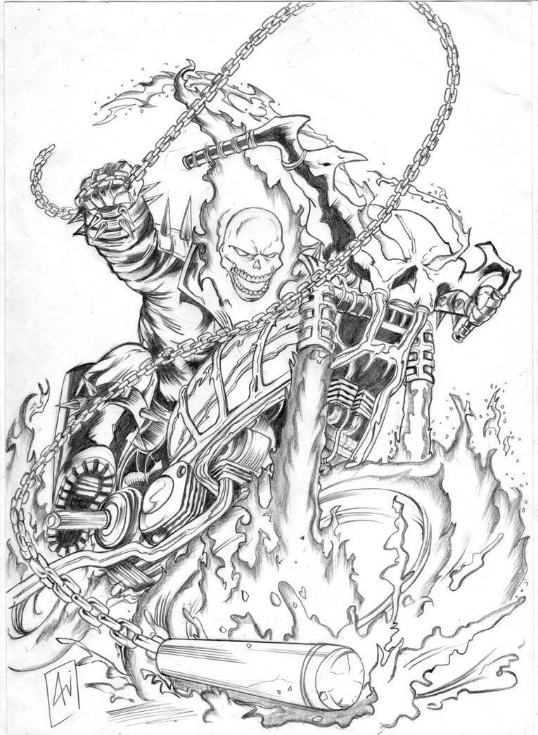 Ghost Rider Coloring Pages To Print Saved Ghost Rider Coloring Pages Printable Coloring Panda Prowess