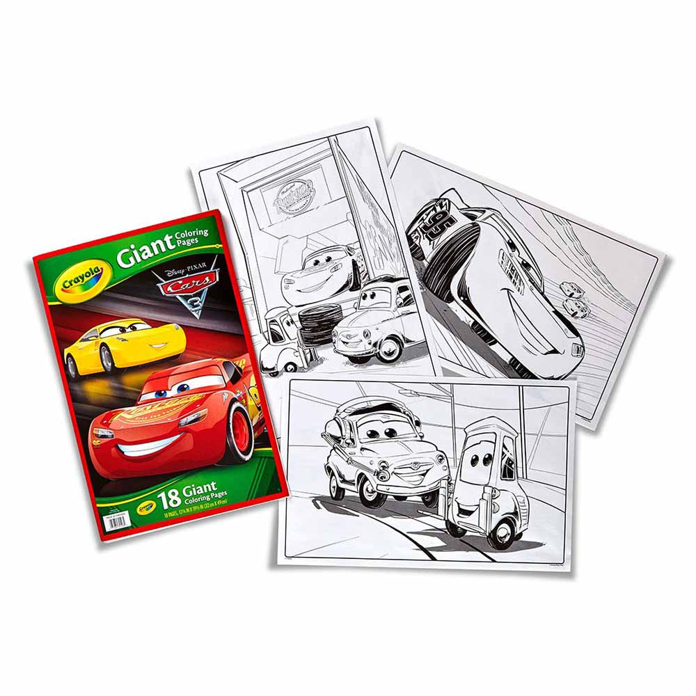 Giant Coloring Pages For Adults Crayola Cars 3 Giant Coloring Pages