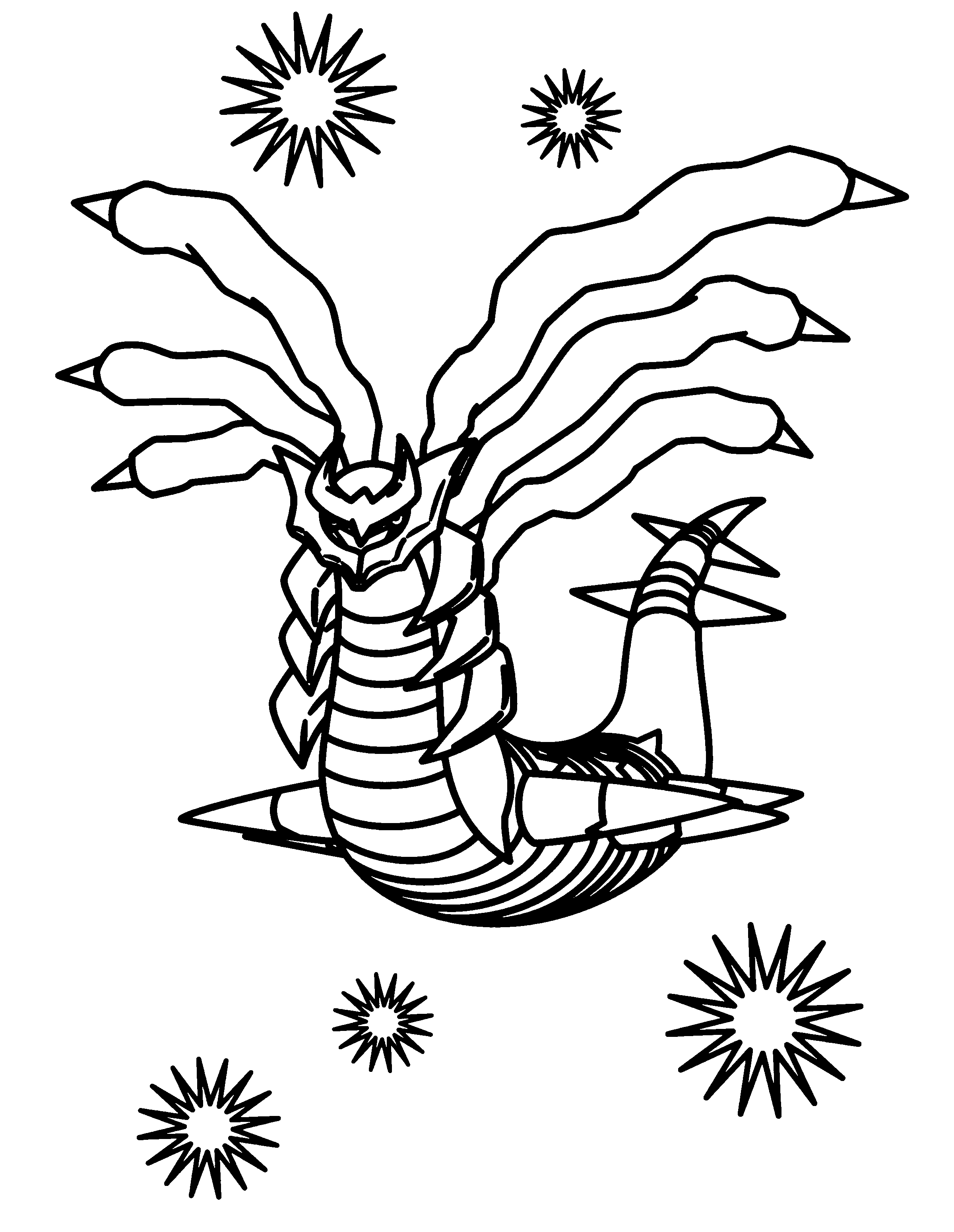 Giratina Coloring Pages Coloring Page Coloring Home