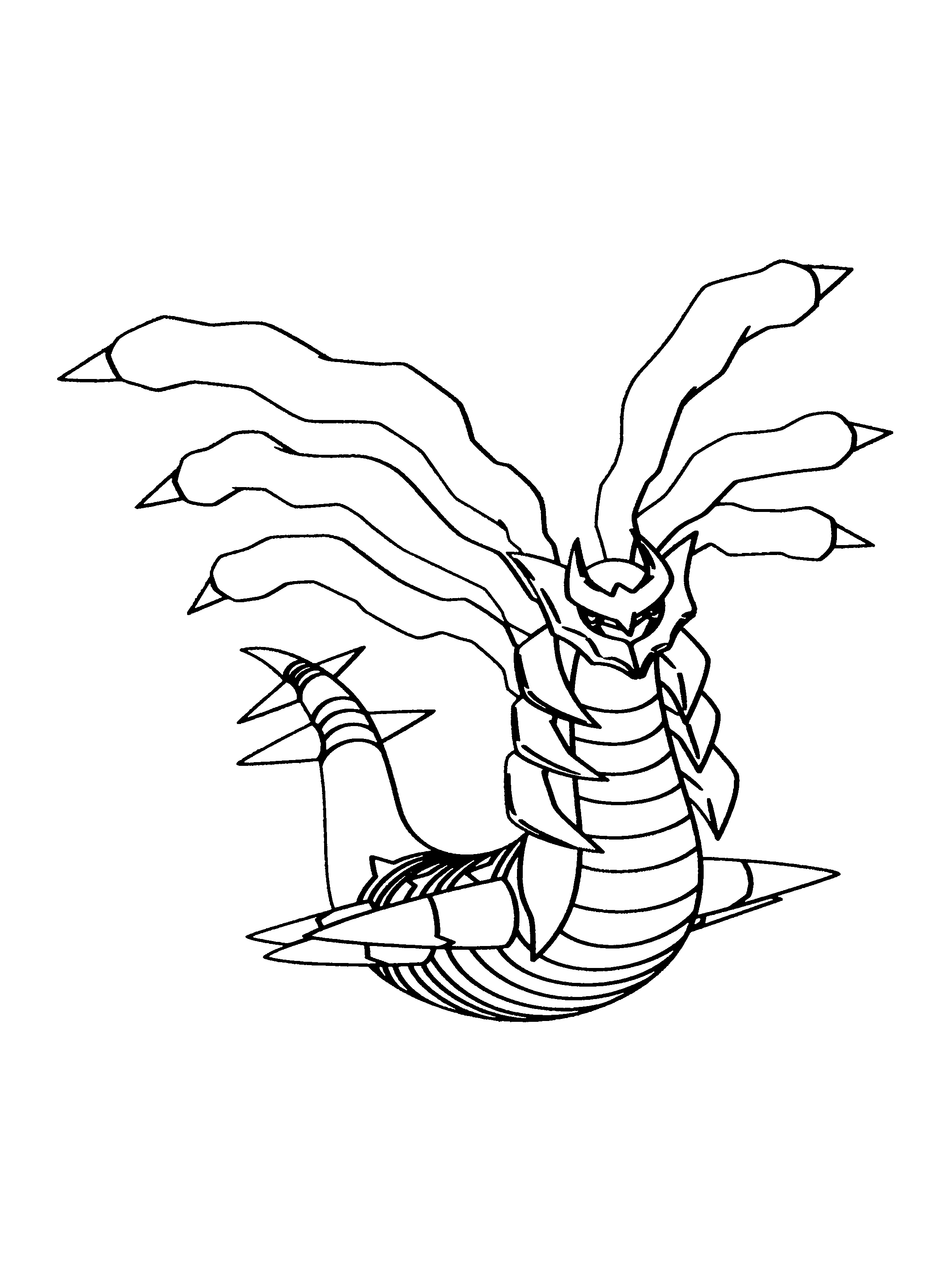 Giratina Coloring Pages Coloring Page Coloring Home