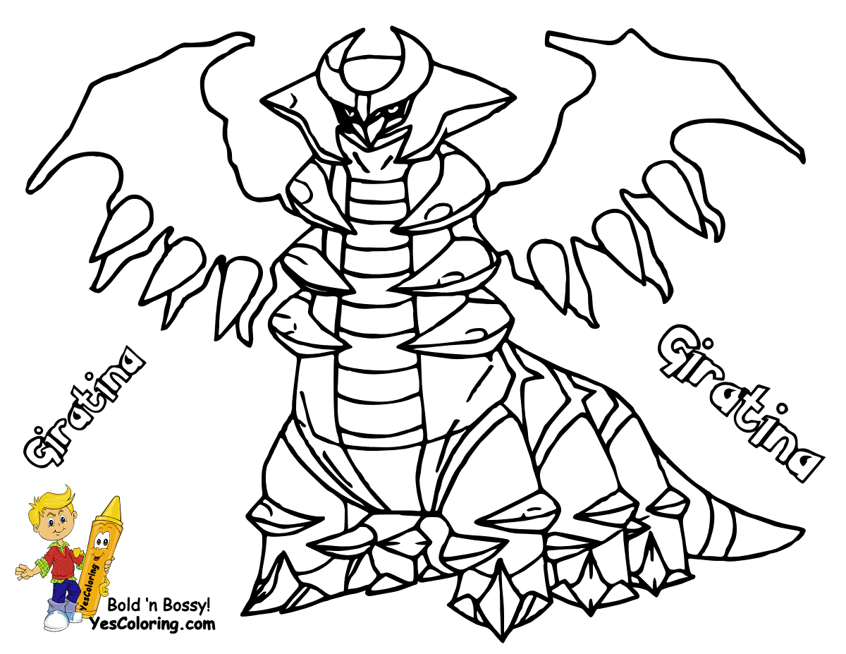 Giratina Coloring Pages Pokemon Giratina Coloring Pages Coloring Home