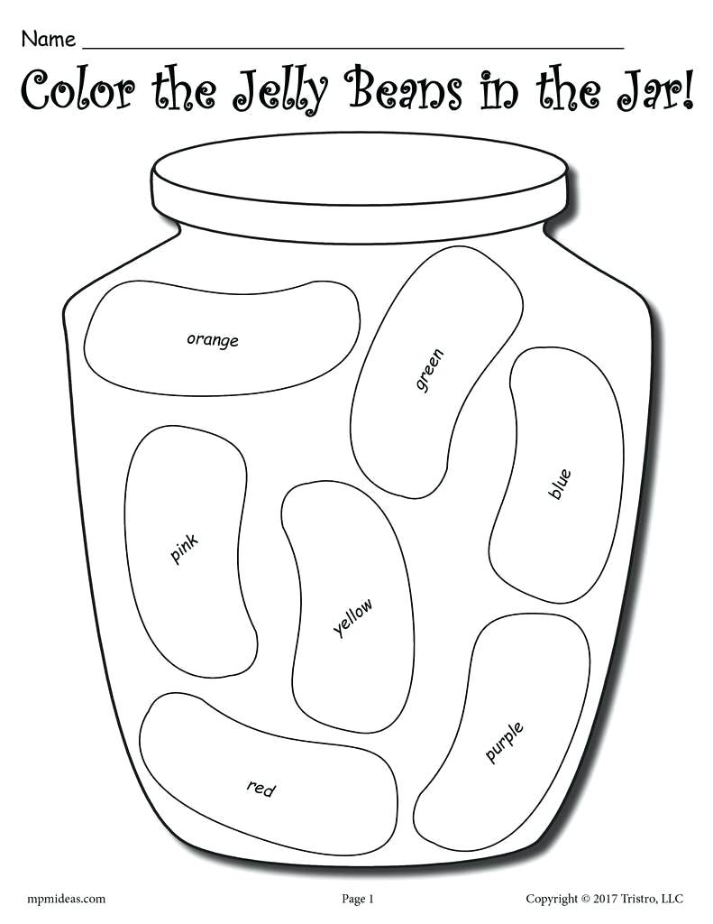 Green Beans Coloring Page Free Printable Jelly Bean Coloring Pages Crunchprintco
