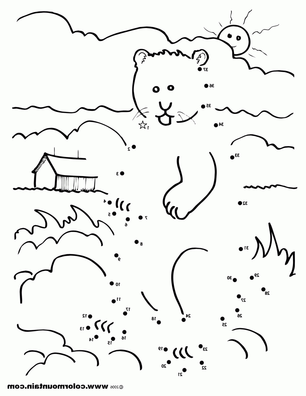 Groundhog Day Printable Coloring Pages Collection Free Coloring Pages For Groundhog Day Pictures
