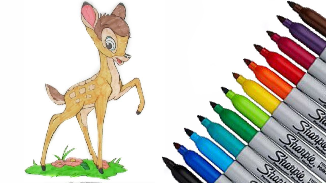 Gumby Coloring Pages Bambi Disney Animation Coloring Page 2017 New Hd Video For Kids