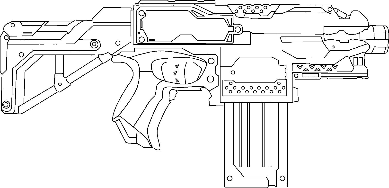 Gun Coloring Pages Coloring Ideas Fabulous Nerf Gun Coloring Pages Free Photo Ideas