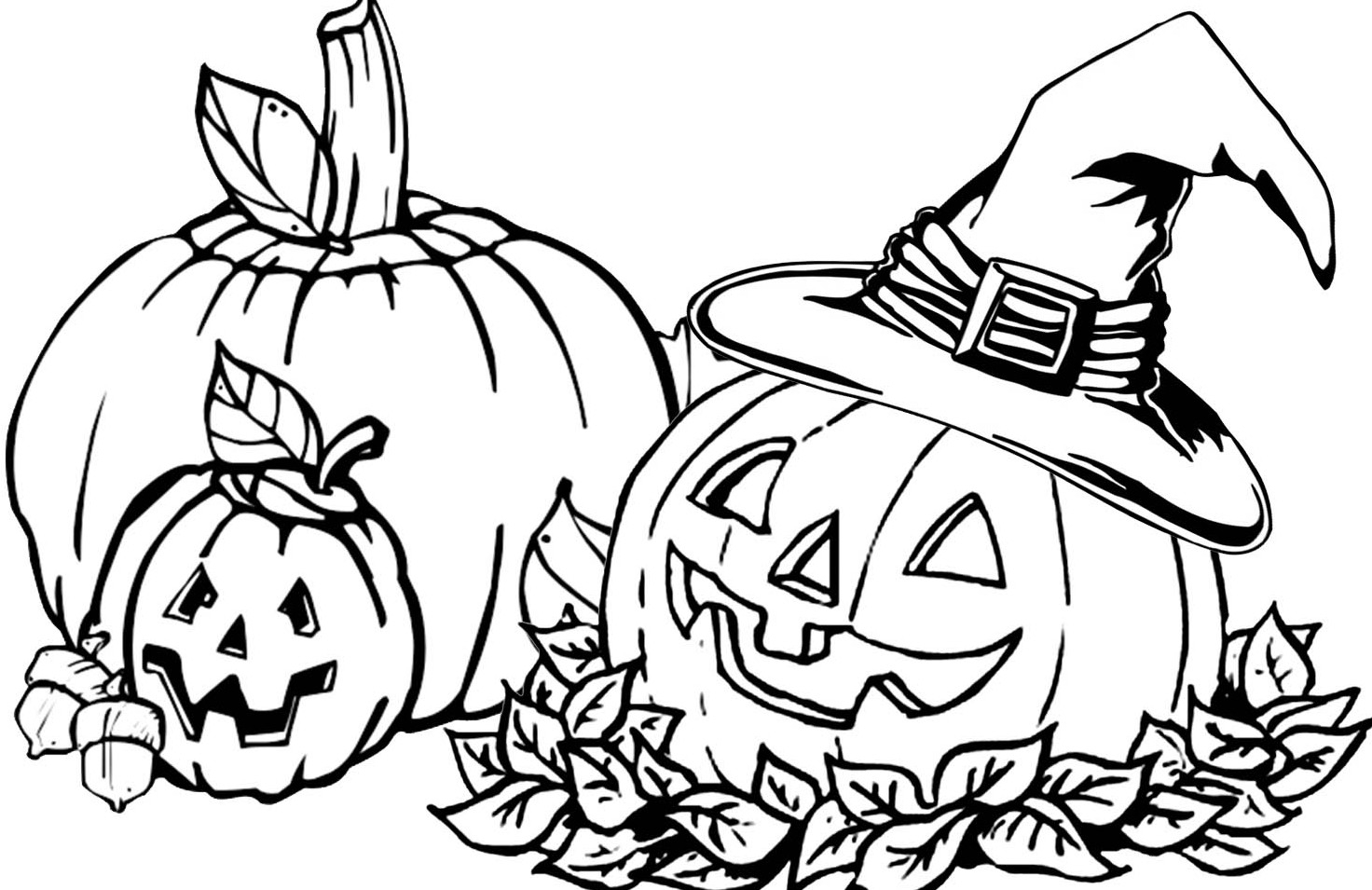 Halloween Pumpkin Coloring Pages Printables Coloring Pages Halloween Fall Pumpkin Coloring Full Size Of Color