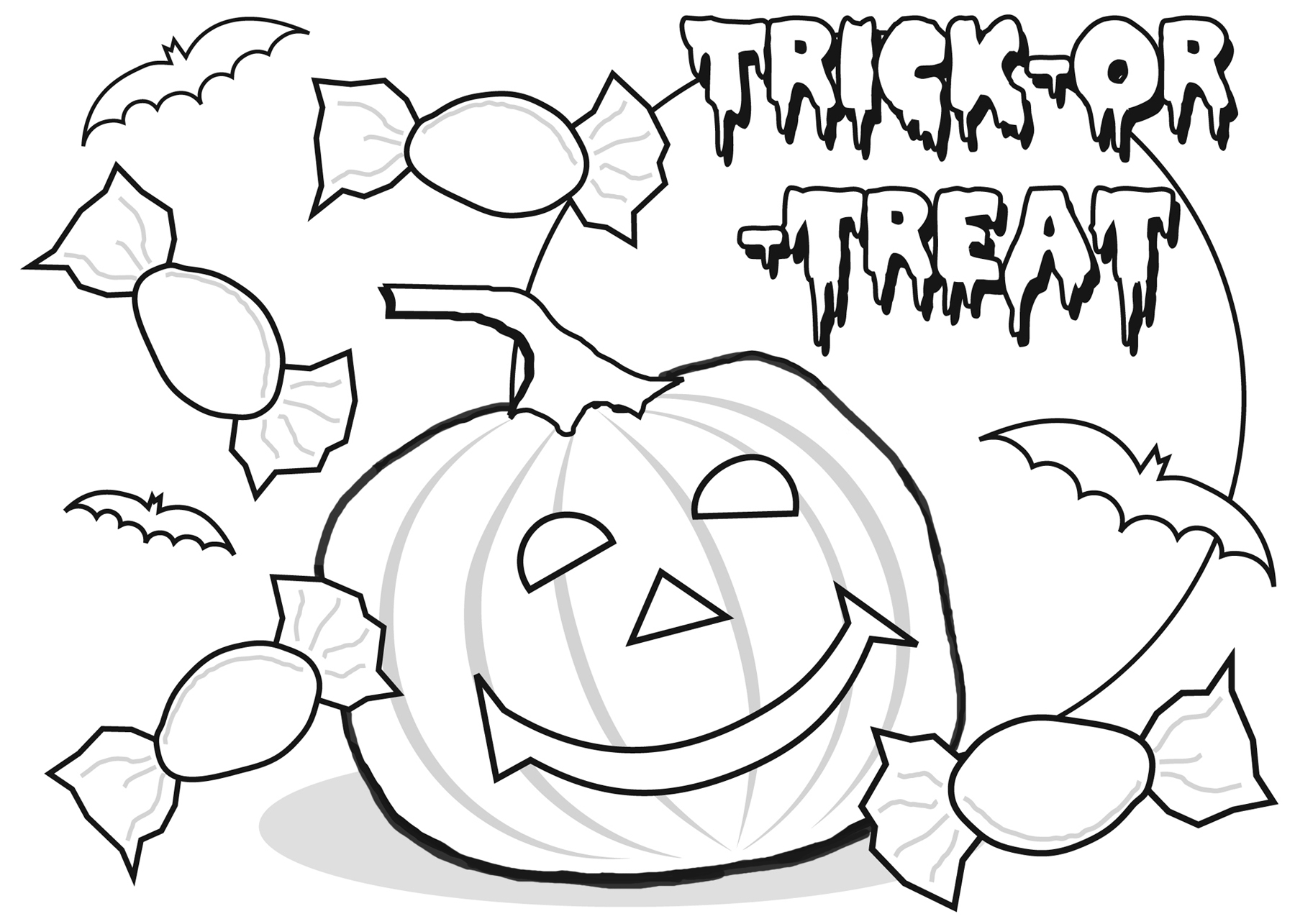 Happy Jack O Lantern Coloring Pages 50 Free Printable Halloween Coloring Pages For Kids