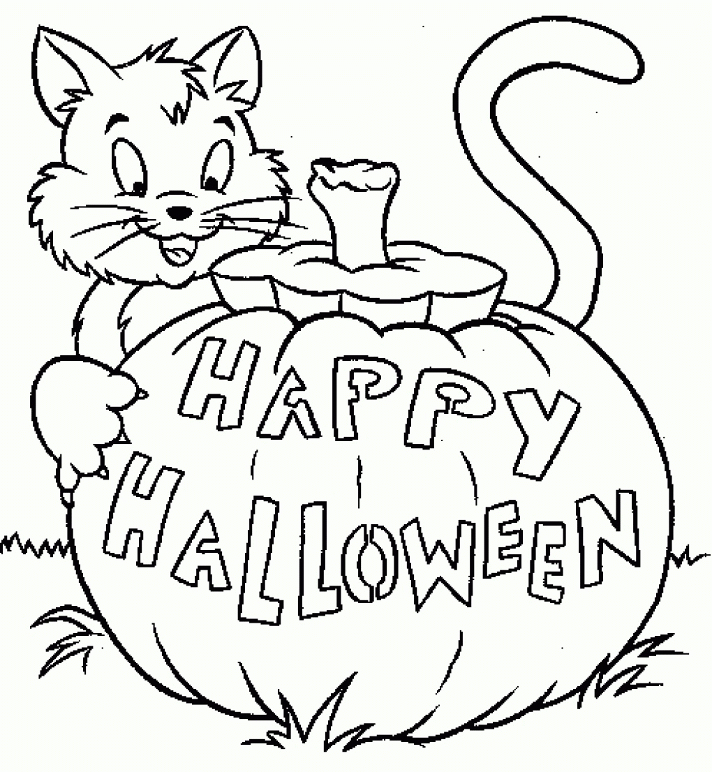 Happy Jack O Lantern Coloring Pages Free Halloween Coloring Pages For Kids Printable Photo Album
