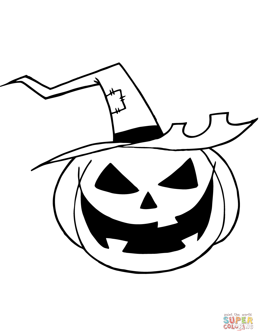 Happy Jack O Lantern Coloring Pages Pumpkins Coloring Pages Free Coloring Pages