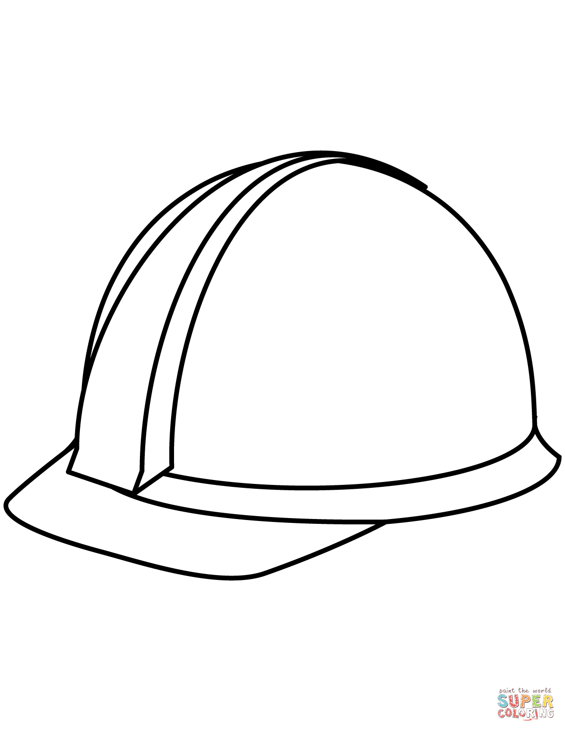 Hard Hat Coloring Page Hard Hat Coloring Page Free Printable Coloring Pages