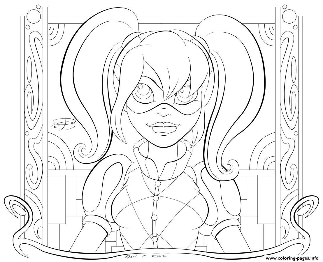 Harley Quinn Coloring Pages To Print Coloring Pages 9iraaja4t Amazing Harley Quinn Coloring Sheets