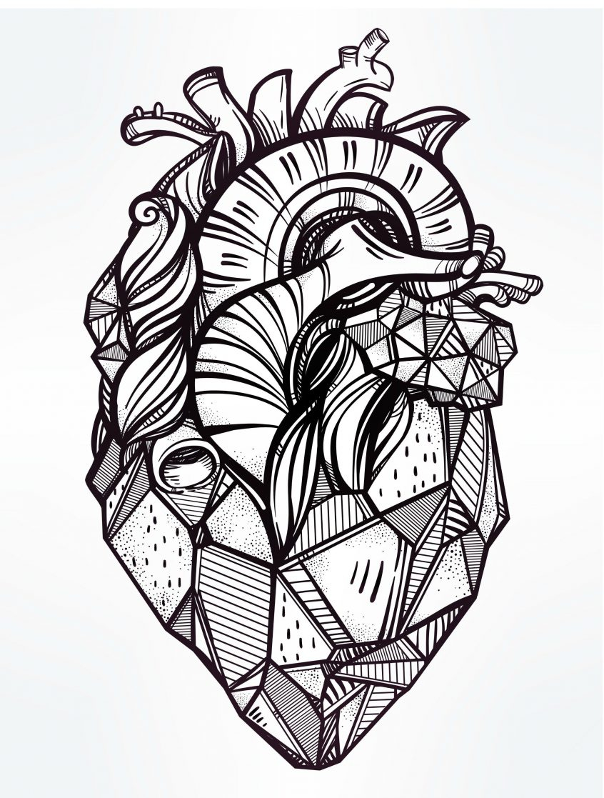Heart Coloring Pages Pdf Coloring Heart Coloring Pages For Adults Gallery Free Books