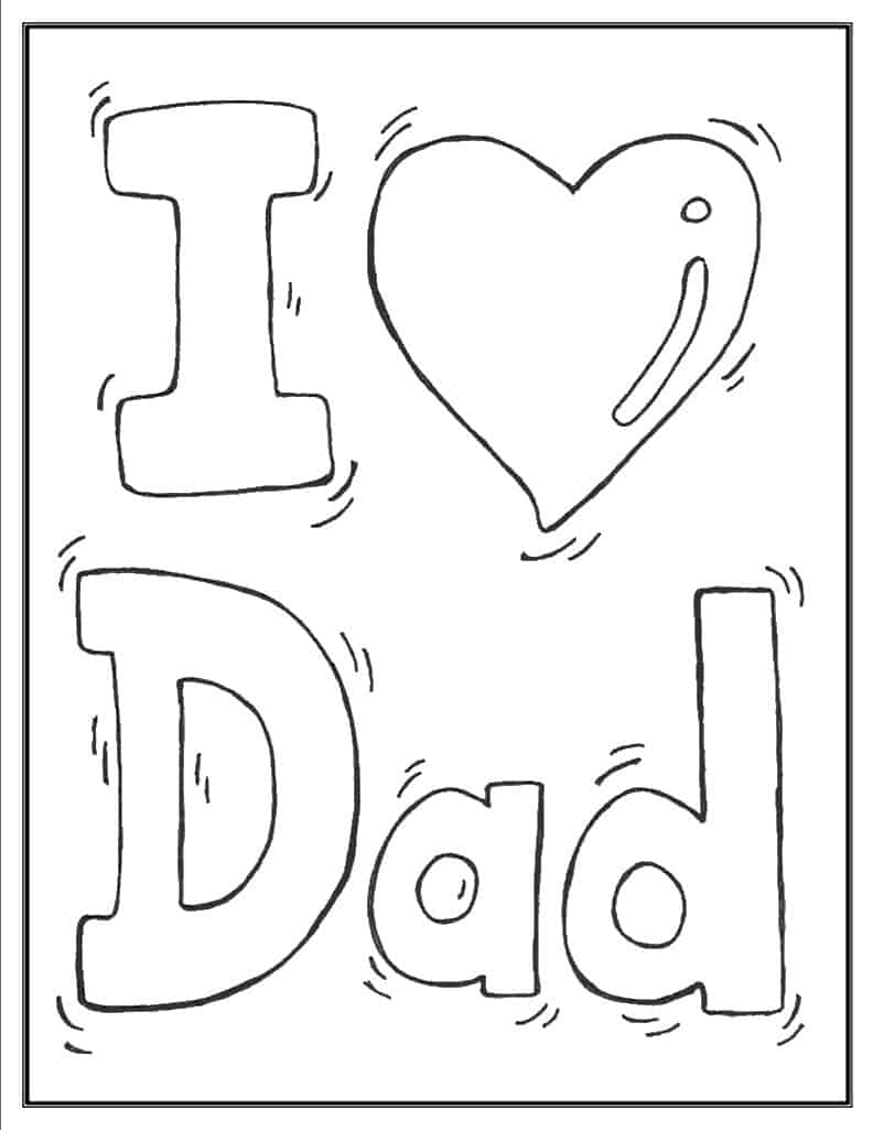 Heart Coloring Pages Pdf Fathers Day Coloring Pages 100 Free Easy Print Pdf
